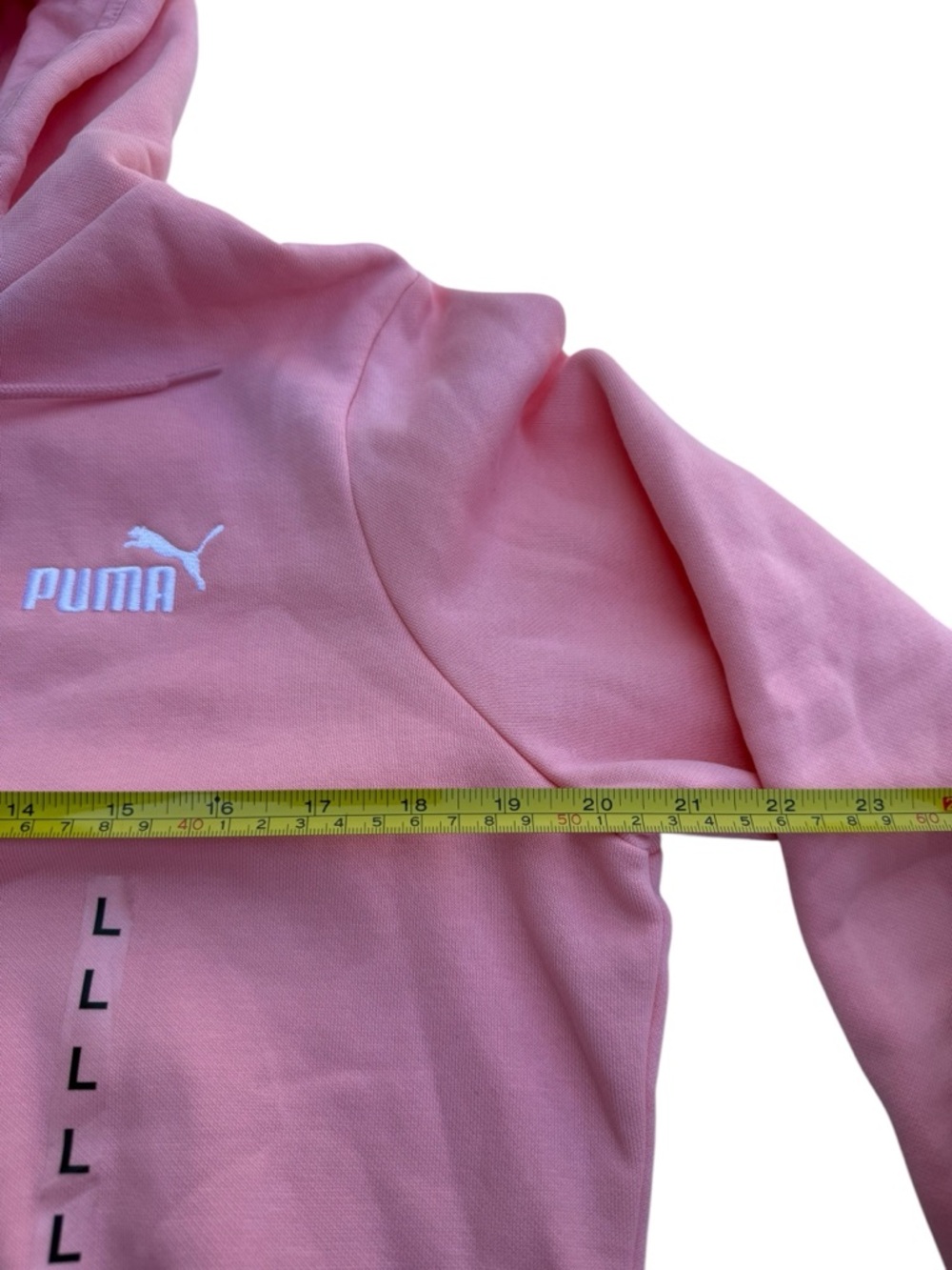 Puma Soft Pink Women's Pullover Hoodie Size Large ( Run Small ) NWOT - Picture 3 of 6